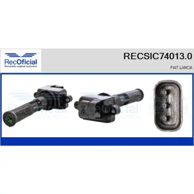 Bobina de encendido RECOFICIAL RECSIC74013.0 RECOFICIAL RECSIC74013.0 Oferta Especial